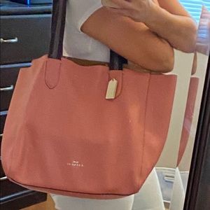 Authentic Large Coach tote leather.
